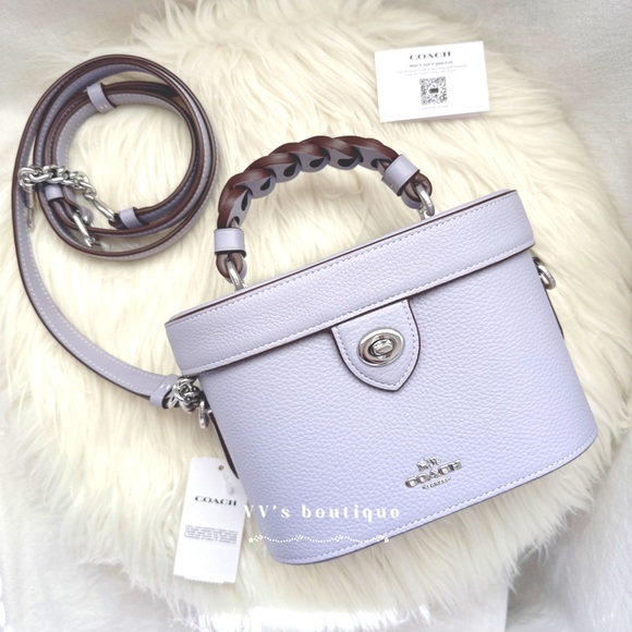 Coach Handbags - NWT Coach Kay Crossbody Pebble Leather Mist Lilac Purple CJ612